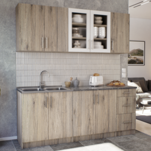 Kinga 164 cm oldalra ny&iacute;l&oacute; konyha